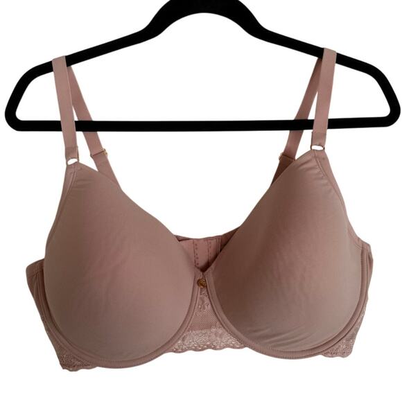 Natori's Nude Light Padding Underwire Bra w/Adjustable Straps - 38DDD - Picture 1 of 3